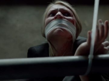 Claire Danes OTM Gagged In Bondage Movie