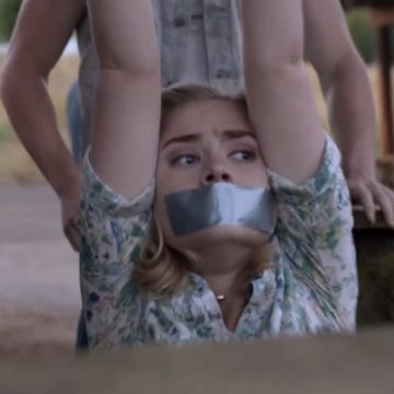 Maddie Hasson tape gagged in bondage