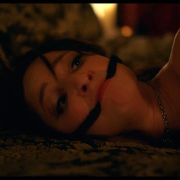 Ruby Modine cleave gagged in bondage