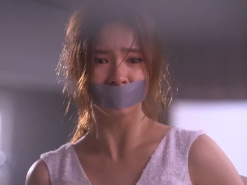 Shin Se-kyung tape gagged in bondage